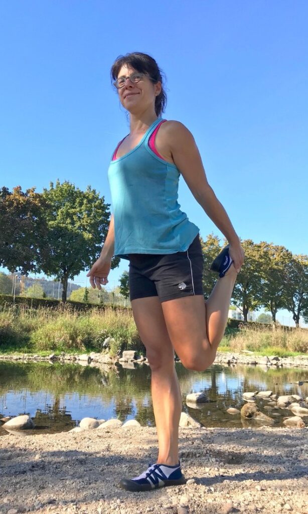 Iris Berger beim Sport